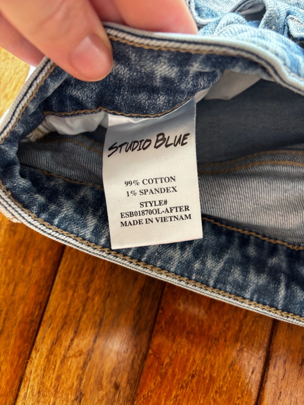 Womens Studio Blue Skinny Jeans size 30 - Picture 7 of 8